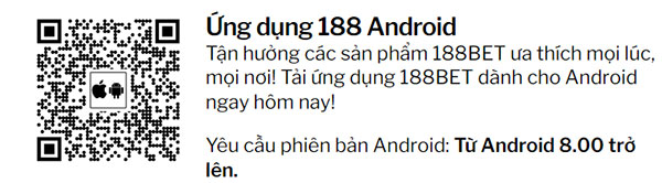 Ứng dụng 188bet Android